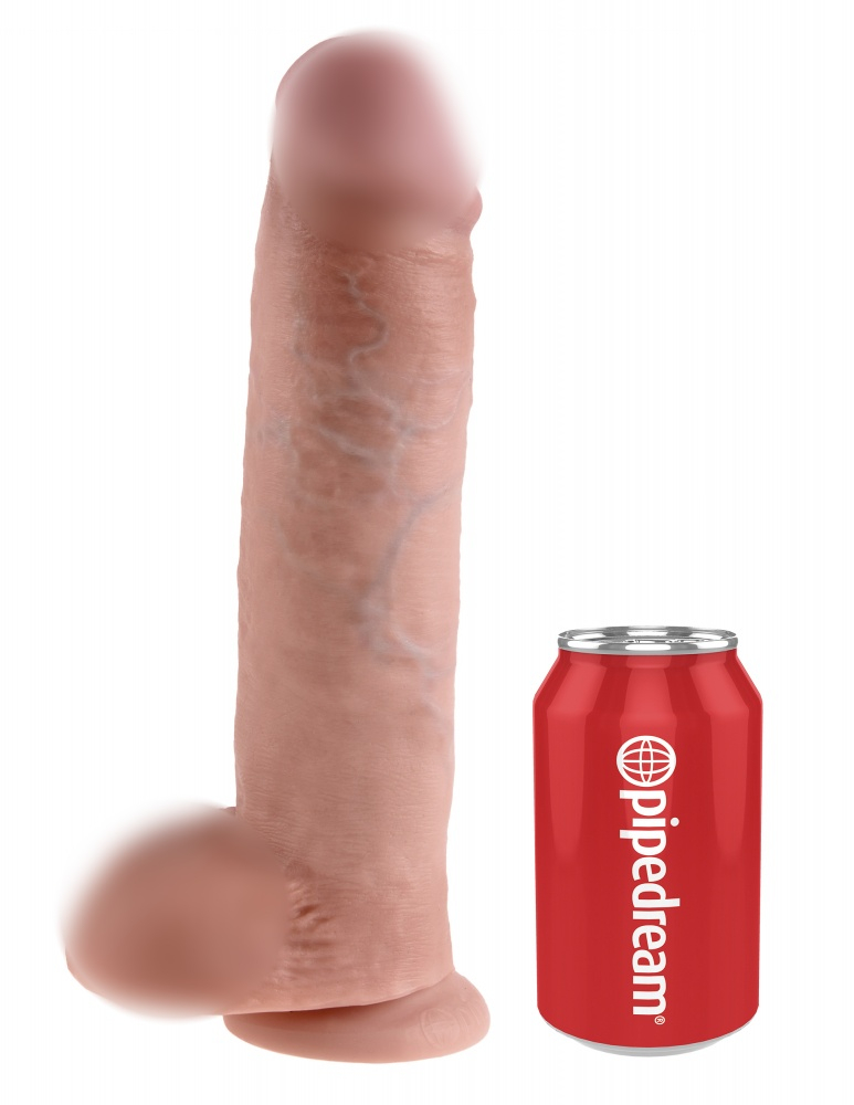 Фаллоимитатор с мошонкой "King Cock 11" реалистичный 