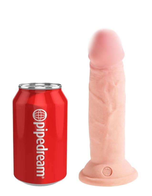 Фаллоимитатор на присоске "King Cock 6 3D" супер реалистичный 