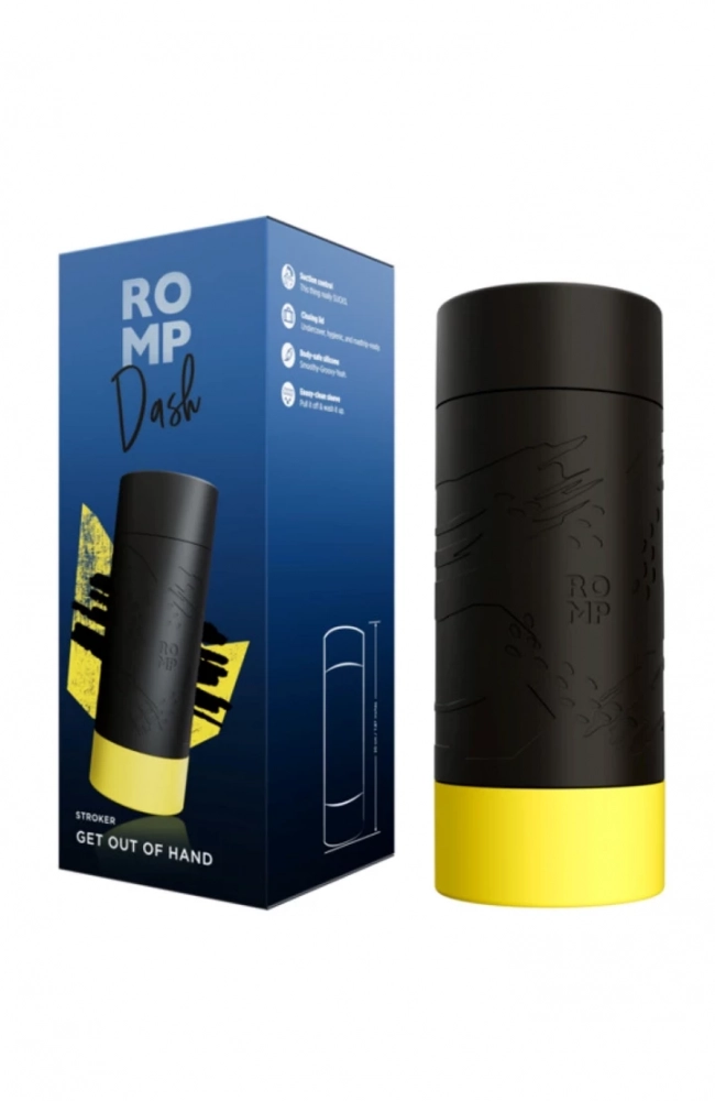 Мастурбатор в тубусе "Romp Dash" супер рельефный 