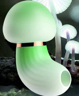 Вибратор-вакуумный стимулятор "Dibe" зеленый 