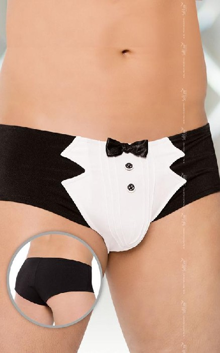 Трусики-шортики мужские "Soft Line" официант, L 